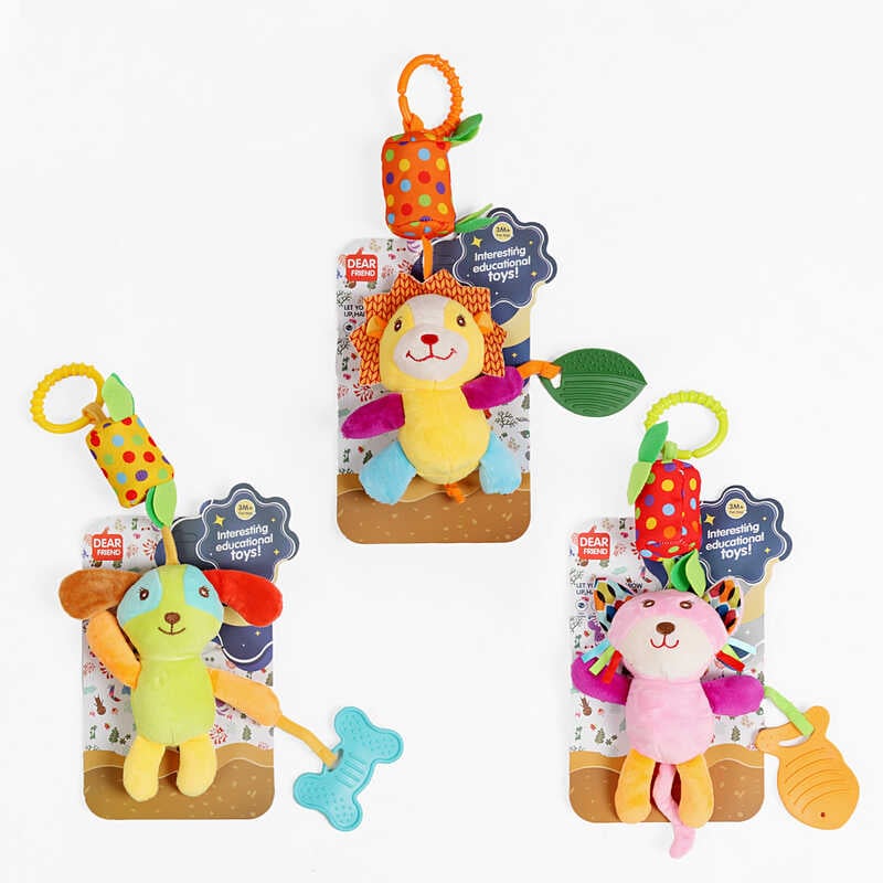 Брязкальце 688 M92 /93/94/96 (120) мелодія вітру, гумовий прорізувач, кріплення, на листі