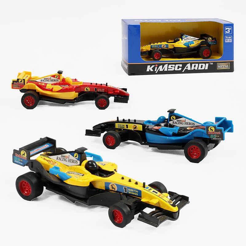 Машинка XY 175 (144/2) металопластик, довжина 12 см, інерція, гумові шини, в коробці