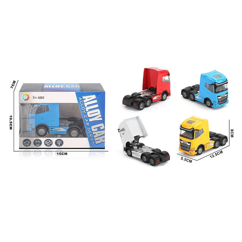 Трейлер JS 1130 A (288/2) металопластик, інерція, звуки, підсвічування, в коробці