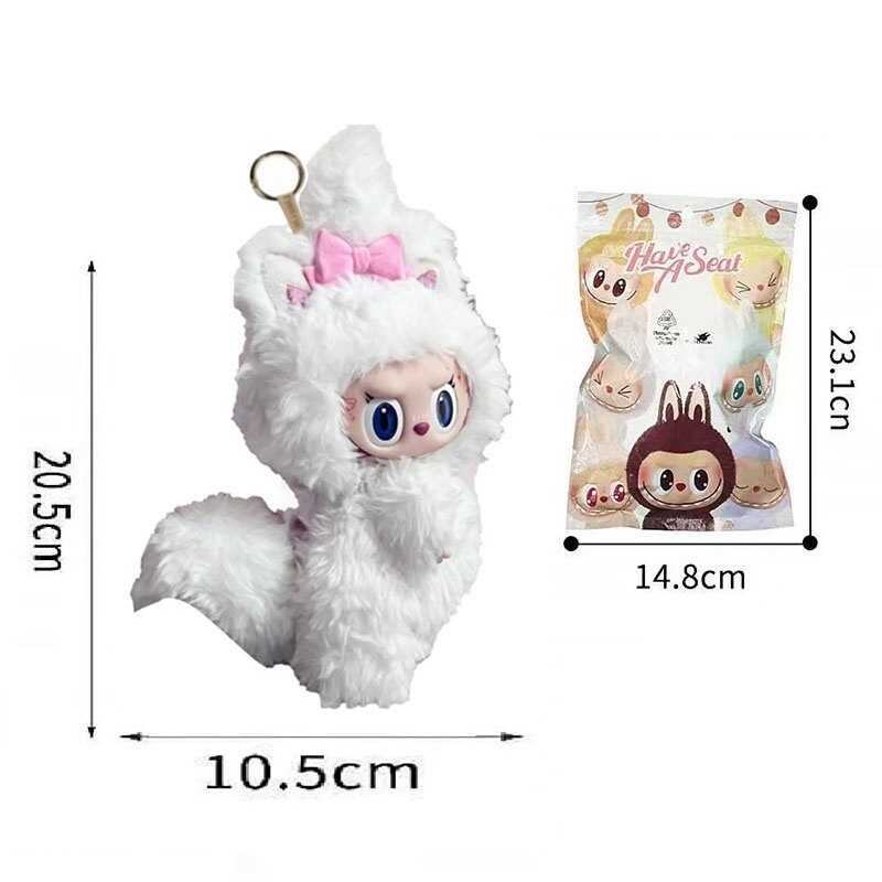 М`яка іграшка-брелок AK 143 (192) герой-сюрприз, висота 20.5 см, обертається голова, рухомі кінцівки, металеве кільце, в пакеті