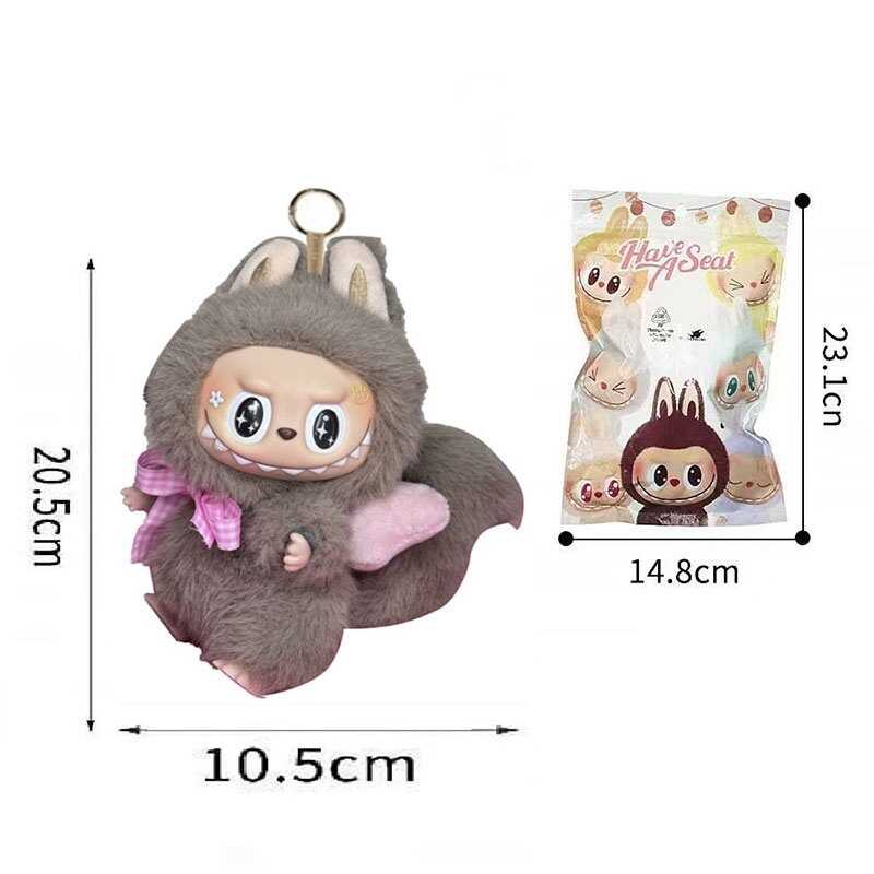 М`яка іграшка-брелок AK 144 (192) герой-сюрприз, висота 20.5 см, обертається голова, рухомі кінцівки, металеве кільце, в пакеті