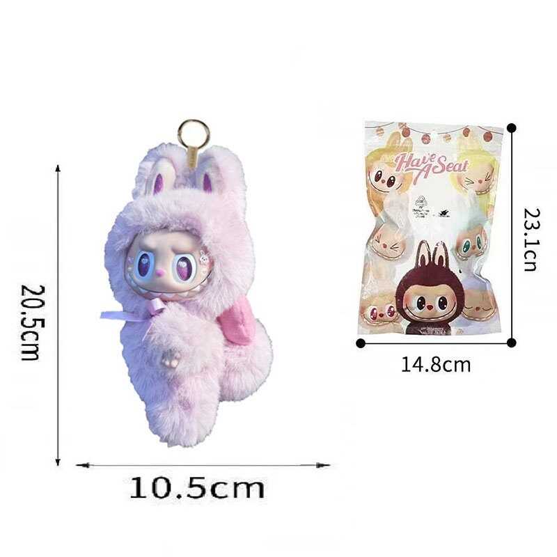 М`яка іграшка-брелок AK 145 (192) герой-сюрприз, висота 20.5 см, обертається голова, рухомі кінцівки, металеве кільце, в пакеті