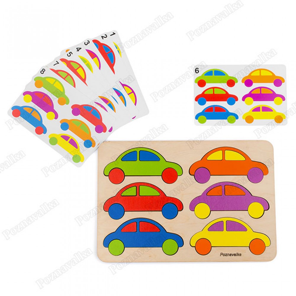 Кольорові машинки 6в1 