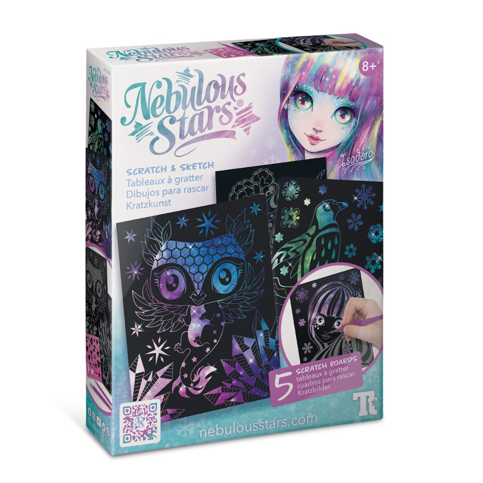 Набір для творчості Гратаж: Зоряні гравюри Nebulous Stars 11014, 5 основ..3