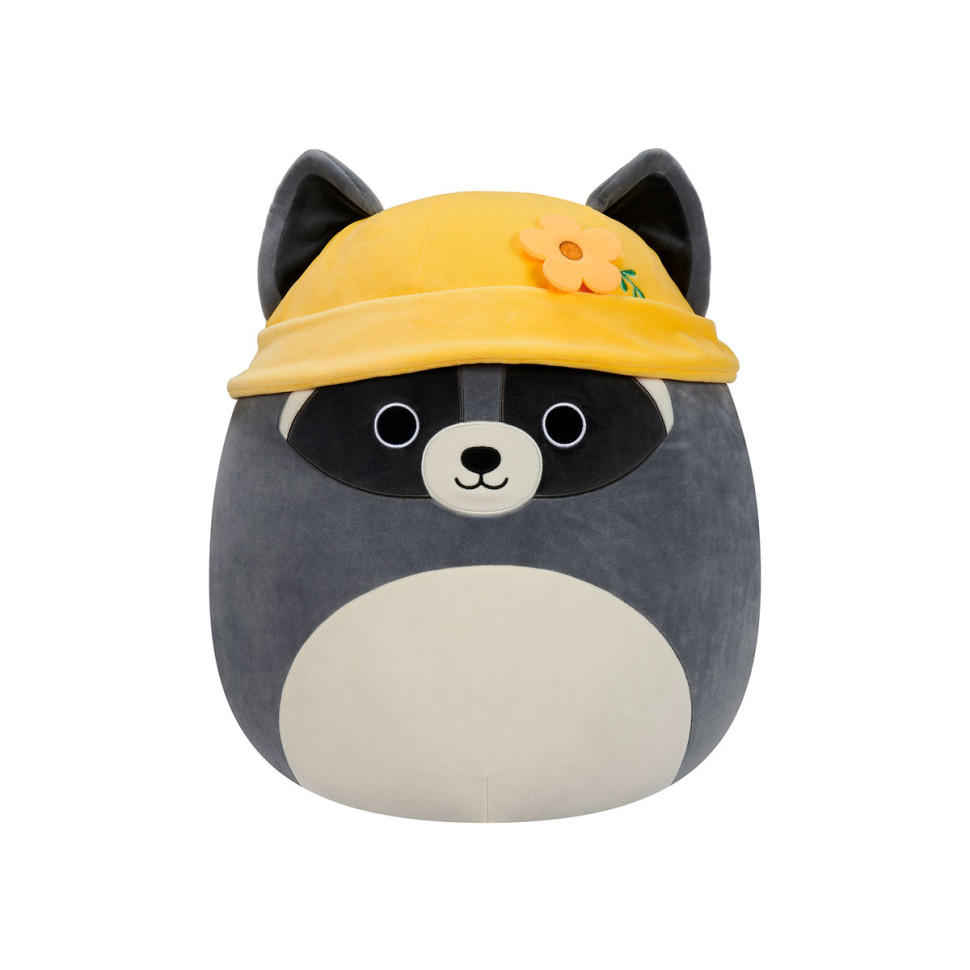 М'яка іграшка Єнот Роккі в панамці Squishmallows SQER00820, 13 см..3