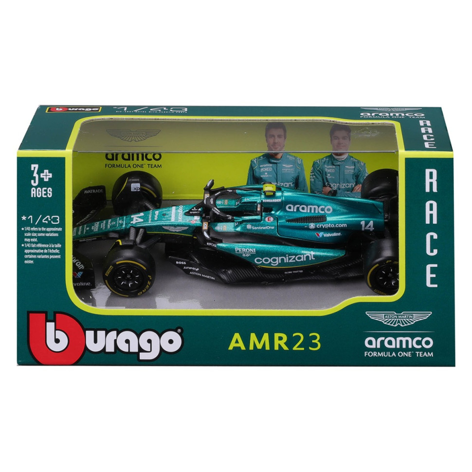 Колекційна автомодель "Aston Martin AMR23 (2023)" Bburago 18-38090, 1:43 масштаб..3