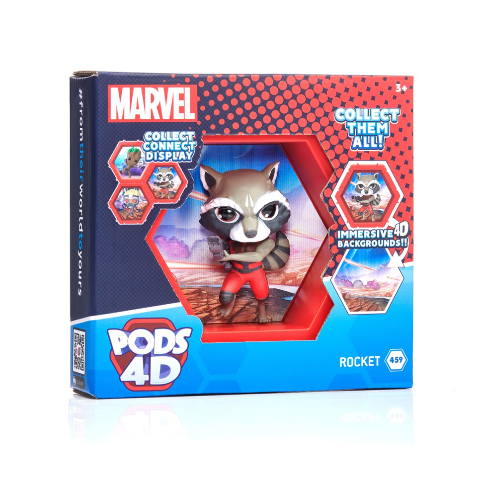 Колекційна фігурка Ракета WOW! PODS 4D MVL-1038-12 серії "Марвел"..3