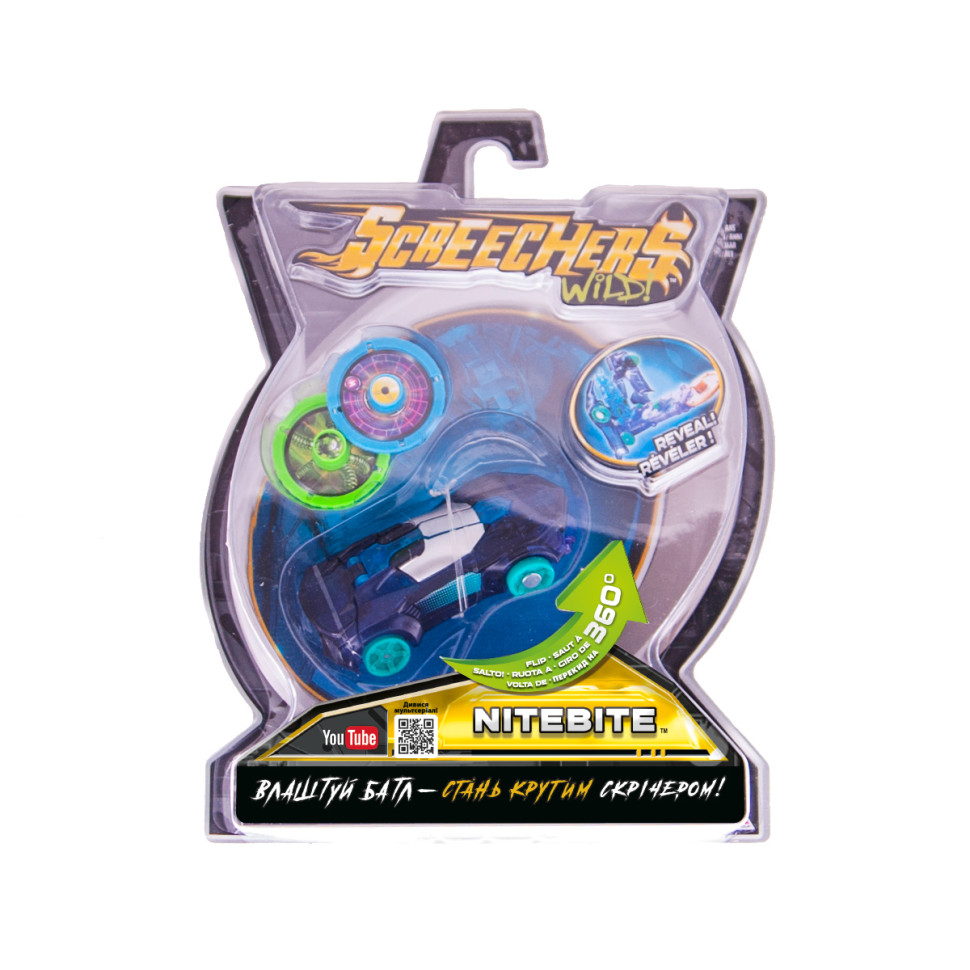 Машинка-трансформер Найтбайт Screechers Wild! EU683115..3