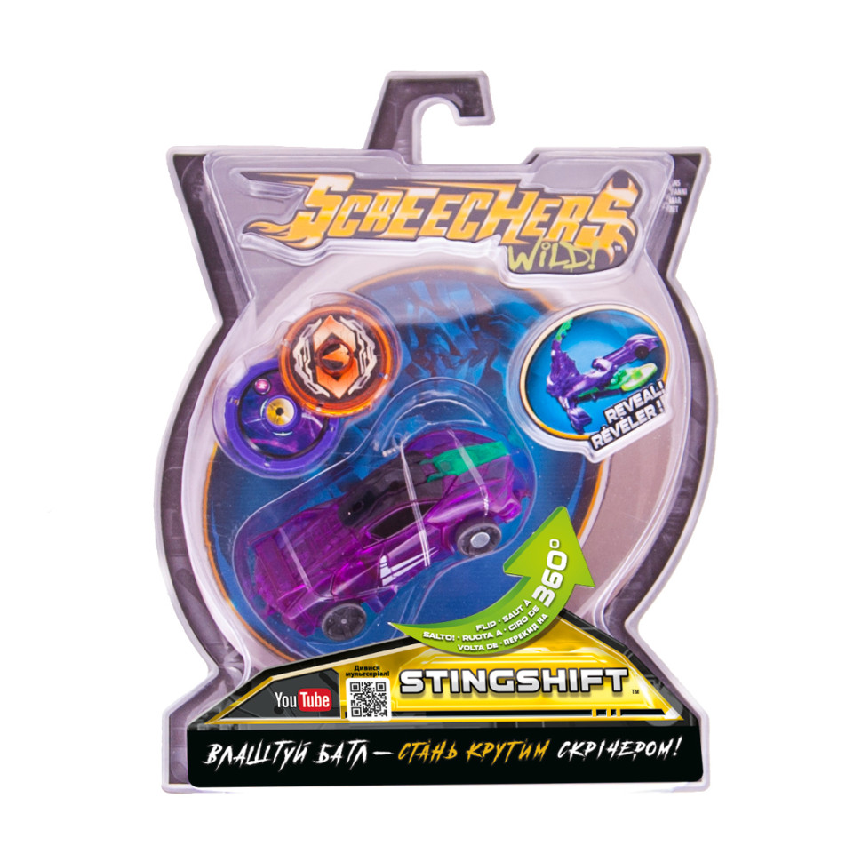 Машинка-Трансформер Стінгшифт Screechers Wild! L 1 EU683113..3