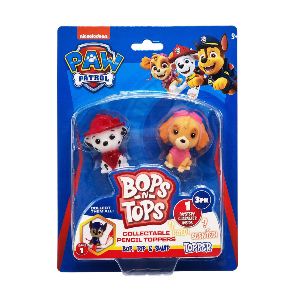 Набір колекційних фігурок-топерів Щенячий патруль Sambro PWP20-3980-KV-FO-2 серії "Bop n Tops"..3