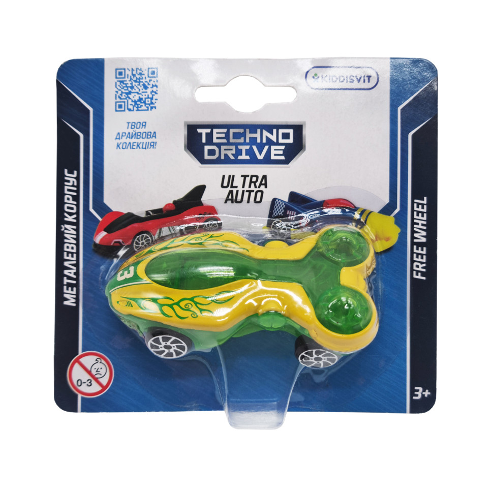 Ігрова міні-машинка Ultra Auto TechnoDrive 250321W-4 металевий корпус..3