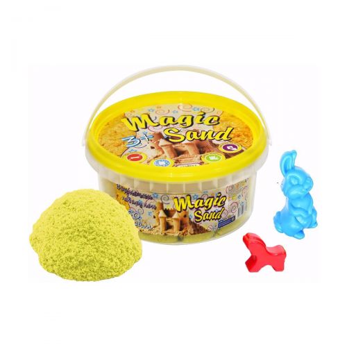 Кінетичний пісок "Magic Sand", 350 г (жовтий)