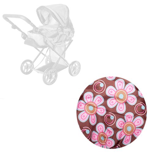 Коляска для ляльок "Квіточки"