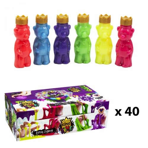 Лизун-соплі "Ведмедик King Slime" (укр)