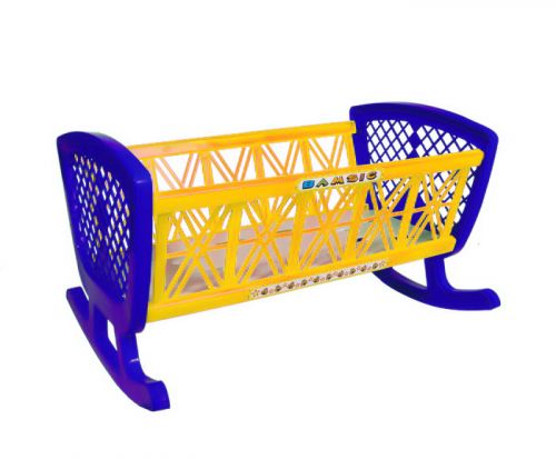 Ліжечко в сітці (жовто-синій)