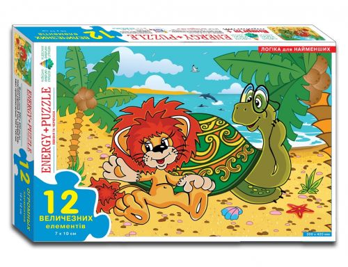 Гра - пазл "Левеня" 12 елементів