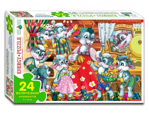 Гра - пазл "Семеро козенят" 24 елемента