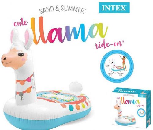 Плотик "Лама" розмір 135х94х112 см, від 3-х років, в коробці