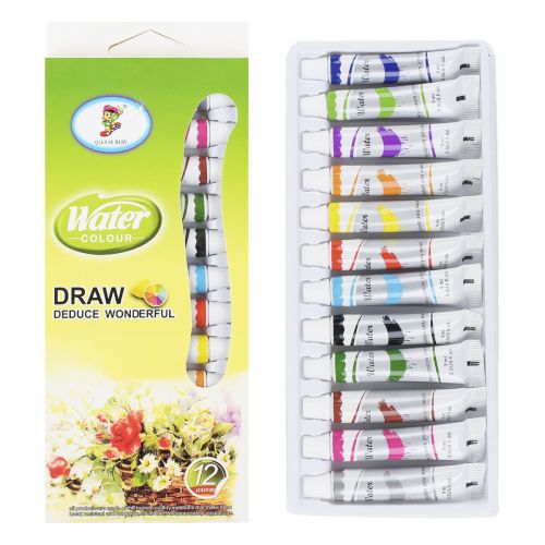 Фарби акварельні художні, 12 кольорів
