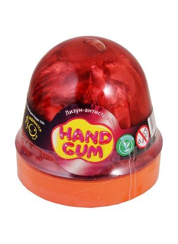 Лизун-антистрес "Hand gum" 120 г бордовий