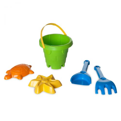 Набір для піску Вежа еластична, 5 ел салатова