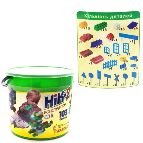 Конструктор "НИК-2" (103 деталі)