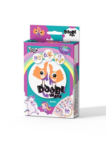 Настільна гра "Doobl image mini: Unicorn" укр