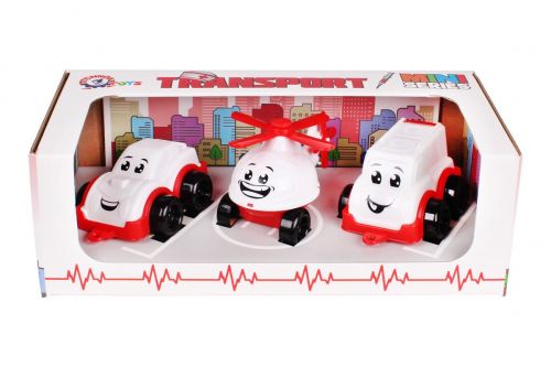 Іграшка міні транспорт, 3 елементи