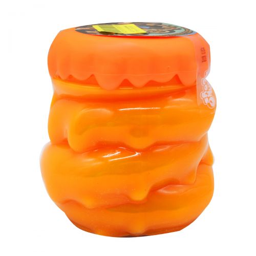 Слайм з блискітками (помаранчевий) укр