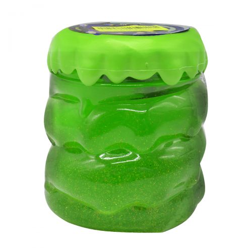 Слайм з блискітками (салатовий) укр