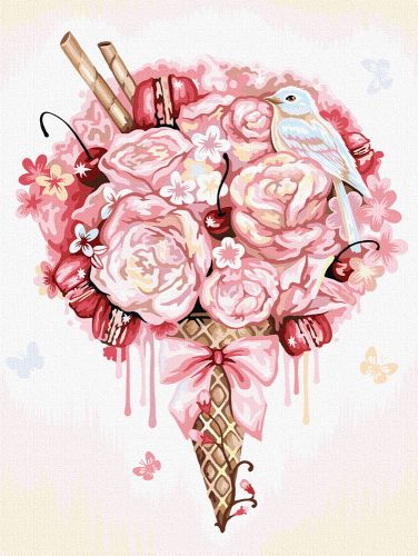 Картина за номерами "Букет"