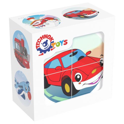 Кубики "У світі техніки ТехноК" (4 кубика)