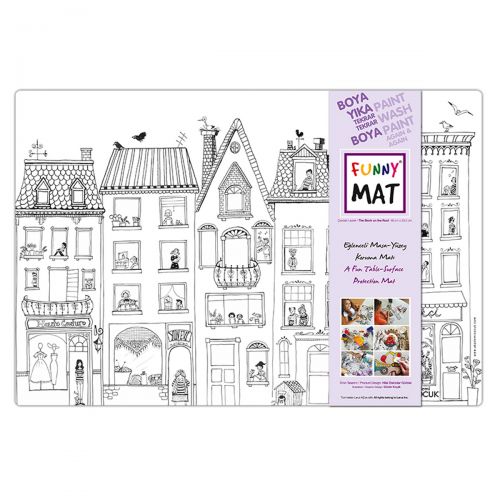 Веселий килимок "Будівля"