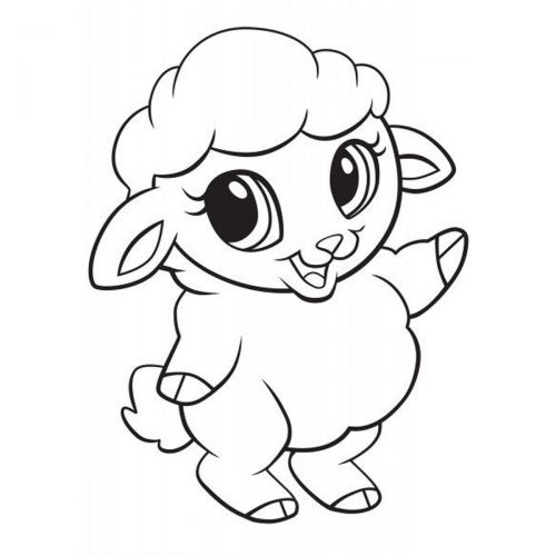 Розпис по полотну "Баранчик"