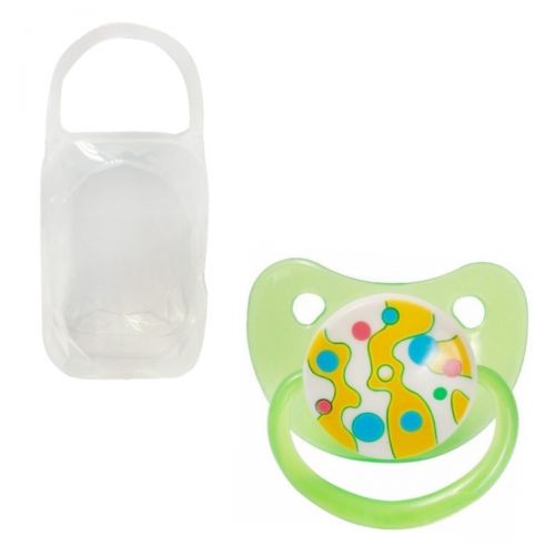 Пустушка силіконова, салатова