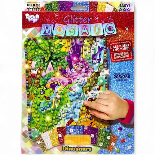 Набір для творчості "Блискуча мозаїка: Діно"