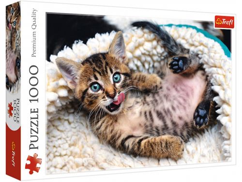 Пазли "Веселе кошеня", 1000 елементів
