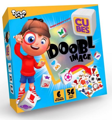 Настільна гра "Doobl Image Cubes", укр
