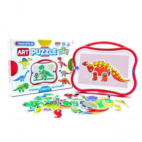Настільна гра-мозаїка "Розвивайка: Динозаври"