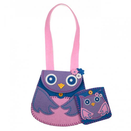 Набір для творчості "Сумочка + гаманець, Сова"