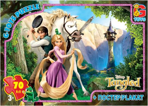 Пазли "Рапунцель", 70 ел