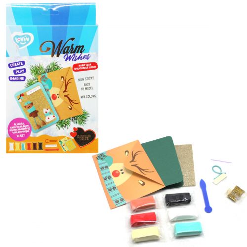 Набір для креативного ліплення "Warm Wishes: Стильний олень"