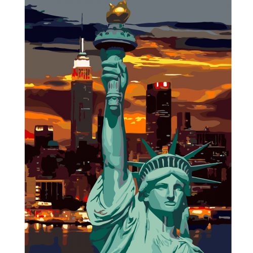 Картина по номерах "Статуя Свободи" ★★★★