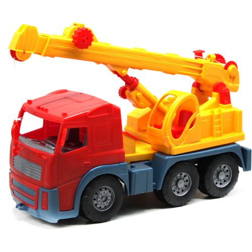 Машинка "Автокран Акрос" (червона)