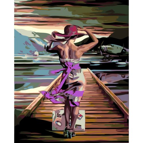 Картина за номерами "Переліт у майбутнє"