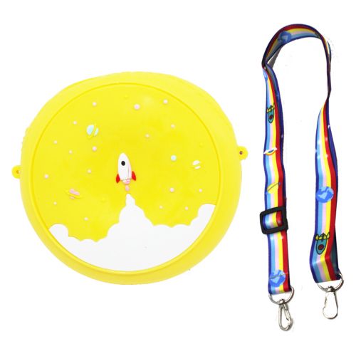 Силіконова сумочка "Ракета", жовтий