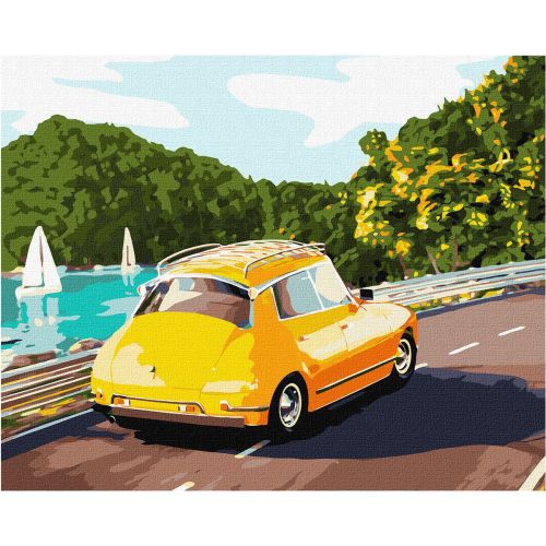 Картина за номерами "Яскрава подорож"