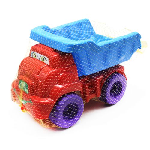 Самоскид "Смайлик", (блакитний, червоний)