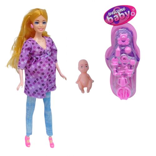 Лялька "Anyali" вагітна, блондинка