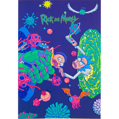 Блокнот-планшет "Рік і Морті", А5, 50 аркушів